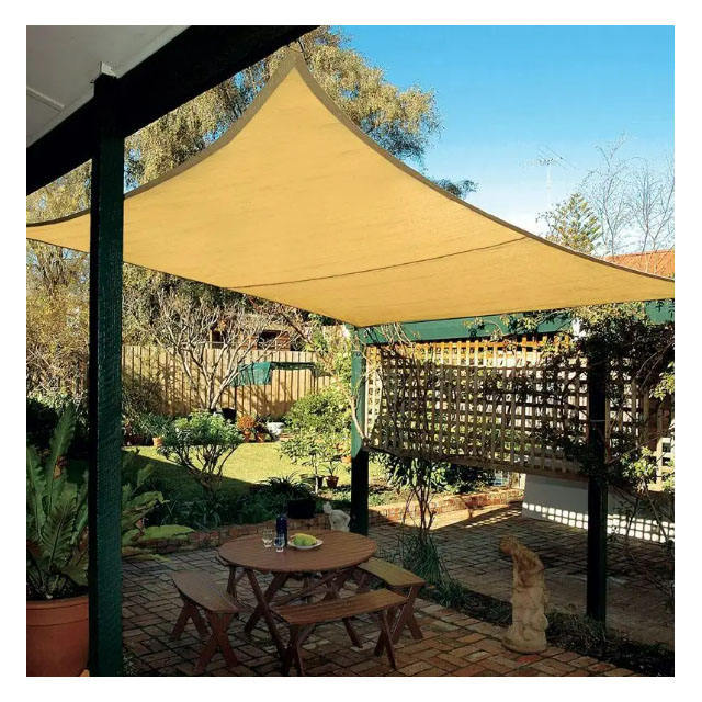 High Density Polyethylene Garden Terrace Sunshade Canopy And Sunshade Curtain