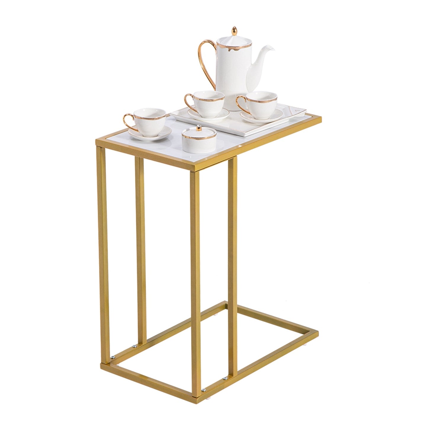 White Marble Collection, Side Table, Lazy Table
