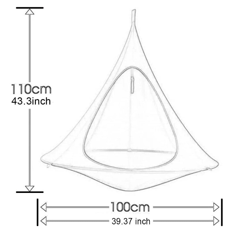Single Ufo Hammock Waterproof Outdoor Garden-It Is Forbidden To Sell On The Temu Platform