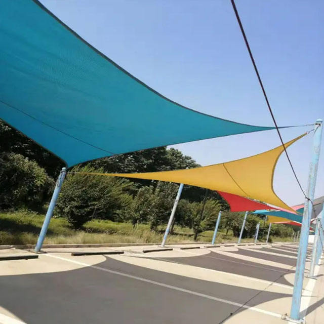 High Density Polyethylene Garden Terrace Sunshade Canopy And Sunshade Curtain