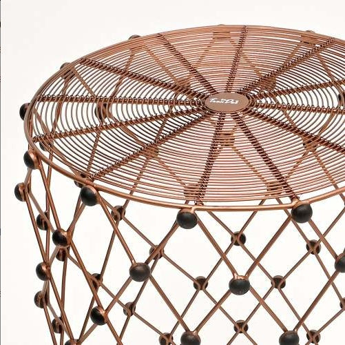 Rustic Charm Wire Nesting Stools Set Of 3 Multi-Use Accent Seats